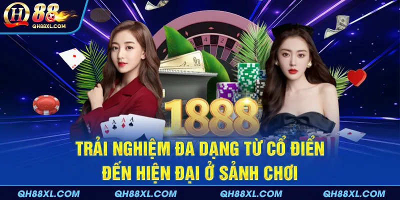 Trải nghiệm đa dạng từ cổ điển đến hiện đại ở website