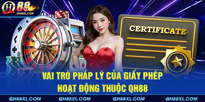 Vai trò pháp lý của giấy phép hoạt động thuộc QH88